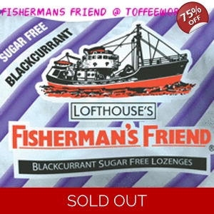 Sugar Free Blackcurrant Fisherman's Friend Lozenges